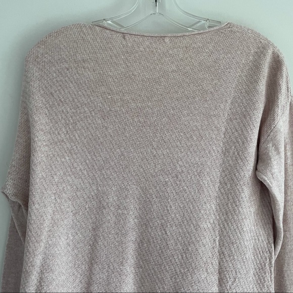 ANTHROPOLOGIE KNITTED & KNOTTED LACE BLUSH SWEATER - Picture 12 of 14